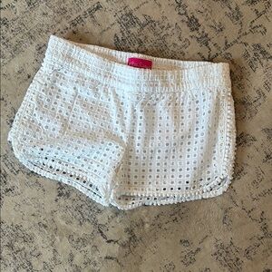 Lilly Pulitzer for Target White High Waist Lace Shorts